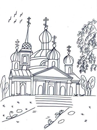 «Казанский собор для детей» скачать раскраски