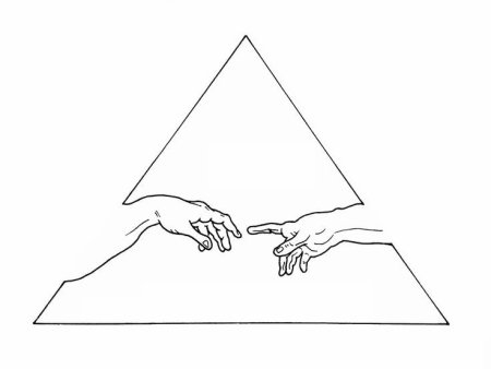 Руки эскиз Минимализм