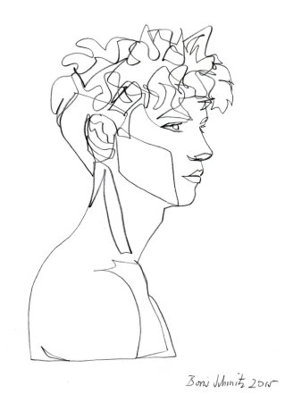 Рисунки карандашом одной линией