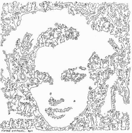 Портрет по точкам