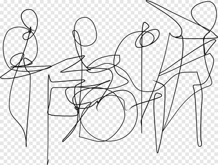 Рисунок непрерывной линией