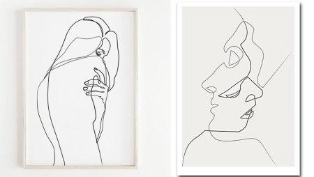 Портрет одной линией Минимализм