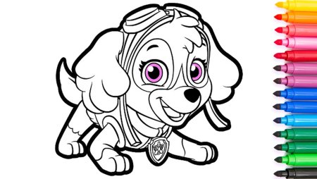 Раскрасски "Щенячий патруль"
