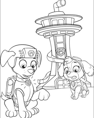 Paw Patrol Ausmalbilder