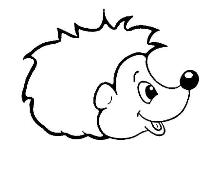 Ежик рисунок