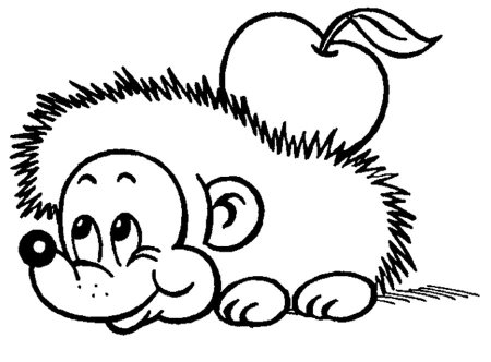 Рисование для малышей Ёжик