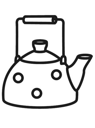Трафарет "чайник"