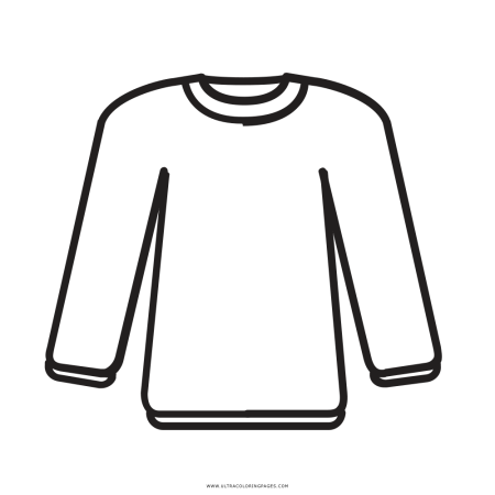 Свитер раскраска для детей