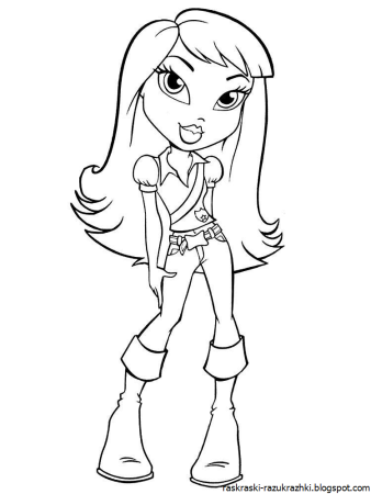 Раскраски братц Хлоя