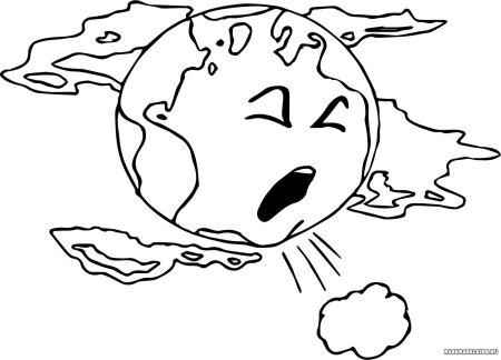 День земли раскраска