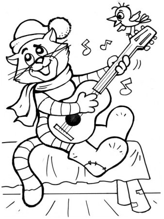 Кот Матроскин из мультфильма трое из Простоквашино