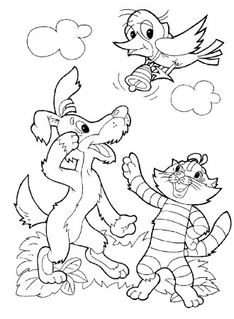 Дядя фёдор пёс и кот расскраска