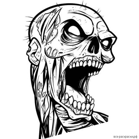Страшные раскраски