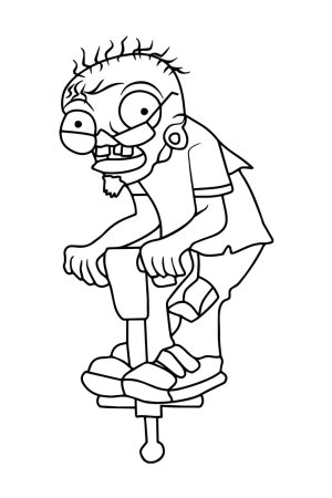 Раскраски для мальчиков зомби