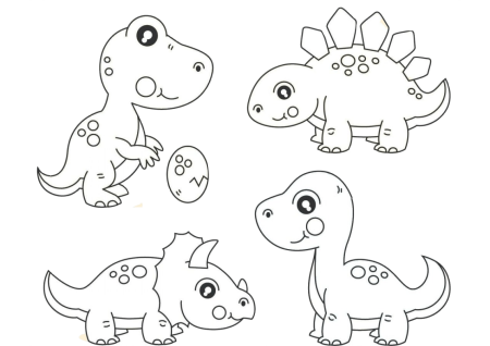 Раскраска динозавр Анкилозавр