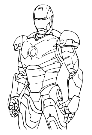 Раскраска Железный человек Халк Бастер