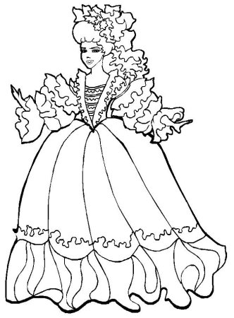 Девочка осень раскраска