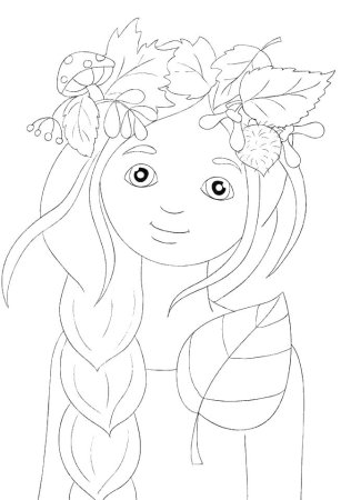 Раскраски девушки