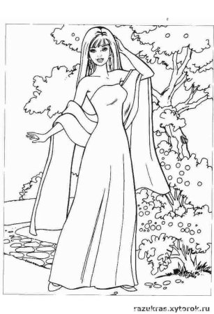 Лицо осени для раскрашивания