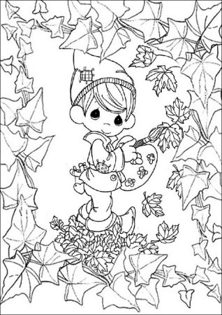 Эскиз осеннего платья