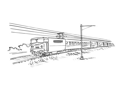 Раскраска для детей тематика железной дороги