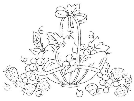 Натюрморт раскраска