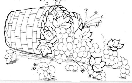 Раскраска дары лета