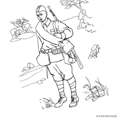 Военная форма раскраска