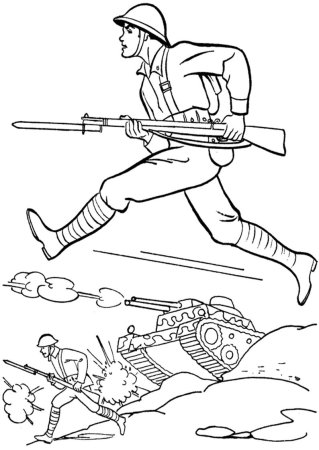 Военные раскраски немцы
