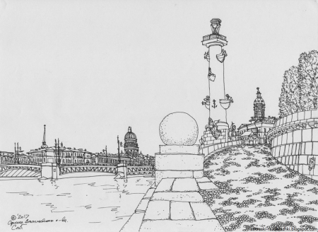 Санкт-Петербург рисунок