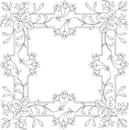 Рамка раскраска для текста