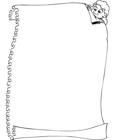 Рамка раскраска