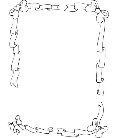 Рамка для раскрашивания