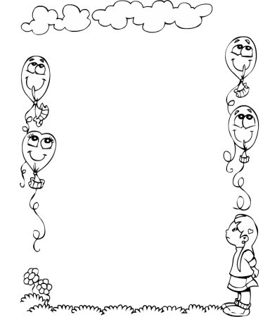 Орнамент рамка раскраска