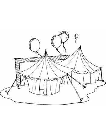 Ярмарочное гулянье рисунок карандашом