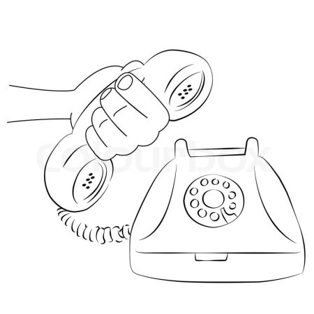 Раскраска телефон доверия для детей