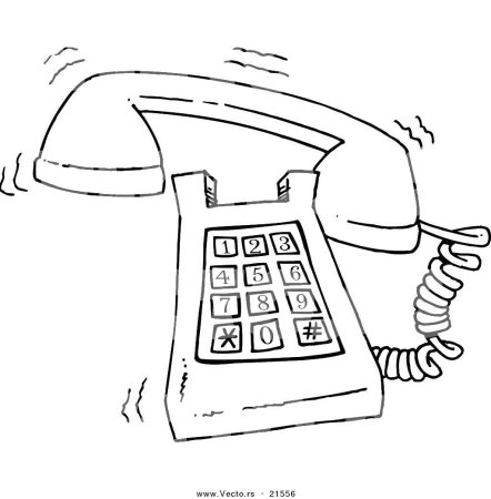 Телефон доверия раскраска
