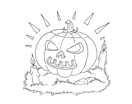 Раскраска Helloween