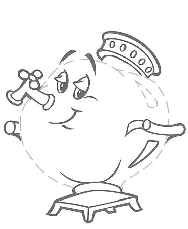 Самовар раскраска для детей