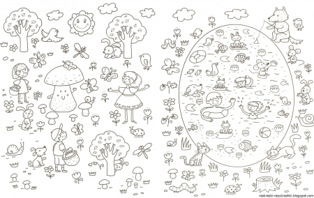 Дудлинг для раскрашивания