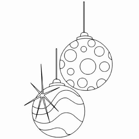 Раскраска ёлка Новогодняя с игрушками
