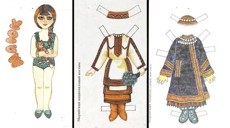 Национальный костюм чувашей рисунок