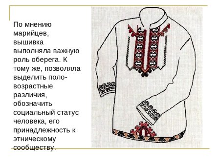 Национальный костюм чувашей рисунок