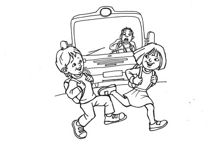 Раскраска нарушители ПДД для детей