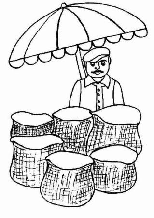 Рынок раскраска для детей