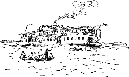 Корабли на Волге рисунки