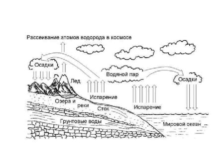 Круговорот водорода схема