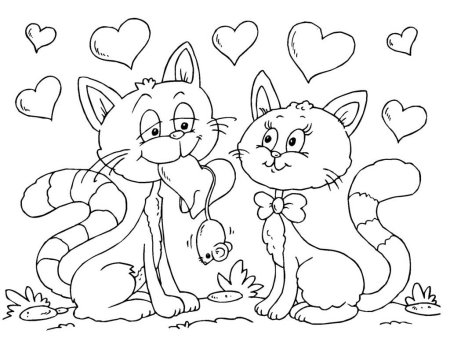 Раскраска любовь