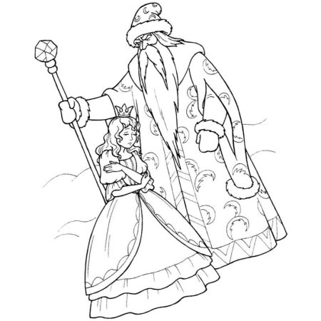 Двенадцать месяцев Маршак раскраска