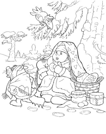 12 Месяцев раскраска